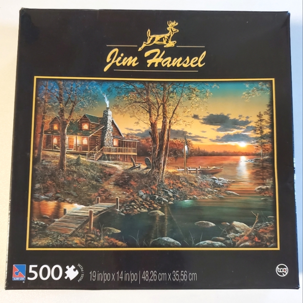 Jim Hansel - 500 Piece Puzzle - Comforts of Home